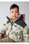 Boy's Printed Puffer Jacket Gray