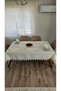 Luxury Gardenia Linen 12 Seater 26 Piece Heavy Lace Tablecloths -160X220...160X500 - 5