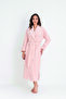 Chest Embroidered Niki Velvet Bamboo Cotton Dressing Gown