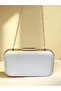 2026 Special Series Ecru Satin Evening Dress Bag Suyolu Patterned Long Strap Wedding Engagement Graduation. Modern Style - 6