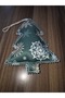 Green Pine Tree Fabric Ornament - 4
