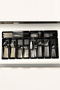 Glossy Black (Piano Black) Set of 11 Modular Drawer Cutlery Organizer Organizer - 3