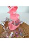 School Water Bottle with Rabbit Ears 700 ml with Sticker Gift 1 Pcs - 2