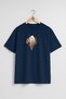 Oversize Ice Cream with Chocolate Drizzle Ice Cream Chest Design Unisex T-Shirt