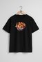 Oversize Croissant Bread Croissant Basket Chest Design Unisex T-Shirt