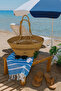 Women's Beach Bag Daily Use Long Handle Shoulder Bag Handmade Natural Trend Bag - 2