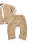Baby Girl Heart Quilted Cardigan, Jacket, 3 Piece 0-3-6-9-12 Months Newborn Set - 5