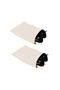 Shoe Slipper Bag 2 Pieces 30X40 Raw Natural Cloth Fabric