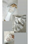 White Bow Pattern Tulle Oversleeve - 2