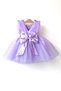 Baby Girl Girl Child Birthday Party Wedding Dress Balloon Bow Tulle Tutu Lined - 4