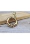 Special Production Brass Keychain Retro Vintage Design Stylish Durable Metal Gift Accessory - 5