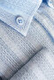 Men's Shirt Blue Lycra Long Sleeve Pocket Comfortable Fit Loose Draped Cotton Daily Stylish Model