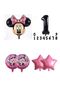 1 Year Old Minnie Mouse Birthday Party Number Balloon 1 2 3 4 5 6 7 8 9 Years Old Balloons Baby Birthday - 3