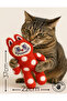 New Playmate for Cats 38X22 cm Huge Labubu Toy Sleeping Companion - 2