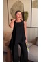 Asymmetrical Blouse - Pants Two-Piece Set - 3
