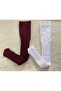 2-Piece Girls Patterned Pantyhose (80 Den Medium Thick Seasonal Pantyhose) Black & White