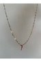 Steel Red String Luck Necklace - 3