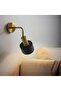 Mylights Antique Gold Black Wall Sconce with E27 Lampholder Modern Retro Style Metal Head Plated - 3