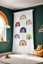 Colorful Rainbows Patterned Children's Baby Room Background Curtain (Single Wing Pricing) - 4