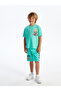 Nevavm Printed Boys' Shorts with Elastic Waist