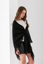 Women's Triangle Tassel Shawl, Stylish Women's Shawl Model with Tassels, Shoulder Shawl, Women's Triangle Shoulder Shawl with Tassels. - 4