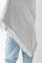 Glitter Tassel Triangle Shawl, Women's Shoulder Shawl, Soft and Fashionable Texture, Women's Triangle Shoulder Shawl. - 7