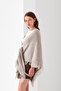 Glitter Tassel Triangle Shawl, Women's Shoulder Shawl, Soft and Fashionable Texture, Women's Triangle Shoulder Shawl. - 4