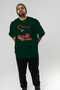 Cherry Cherries 8 Pre-Printed Green Oversize T-Shirt Men Women Cotton Crew Neck T-Shirt - 3