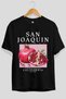 San Joaquin Nar Front Printed Black Oversize T-Shirt Men Women Cotton Crew Neck Tshirt - 2