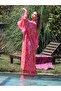 Datça Bat Sleeved Kimono and Pants Set - 4