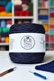 Navy Blue Color, Twist, Bamboo-Cotton, Hand Knitting Thread. (500 G.) - 2