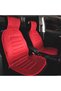 Stylish Design Seat Cushion Boomerang Set of 2 Cushions Red and Stitches Red Design