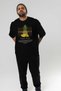Pineapple Front Printed Black Oversize T-Shirt Men Women Cotton Crew Neck Tshirt - 7