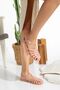 Jelly Transparent Buckle Dusty Rose Women's Sandals - 3