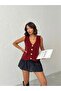 Women's Buttoned Knitwear Vest