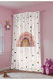 Flower Rainbows Patterned Children's Baby Room Background Curtain (Single Wing Pricing) - 4