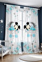 Sleeping Mickey Patterned Children's Baby Room Background Curtain (Single Wing Pricing) - 3
