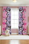 Best Friends Kuromi and My Melody Patterned Children's Baby Room Background Curtain (Single Wing Pricing) - 3