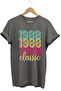 1988 Retro Vintage Classic Printed 100% Cotton Regular Fit Unisex T-Shirt
