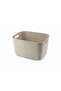 Storage basket with 2 handles Softex, 19 L, 37.7x28.8x22 cm, Cream