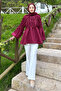Mini Floral Women's Hijab Shirt