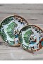 Handmade 12-Piece Porcelain Cake and Serving Plate Set for 6 People Hybrid 6 Series - 2