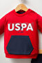 U.S. Polo Assn Red Baby Boy Set - 2