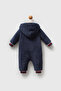 U.S. Polo Assn Baby Boy Navy Blue Romper - 3