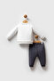 U.S. Polo Assn Baby Boy White Set - 4