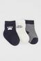 Nessiworld 3-Piece Combed Cotton Socks Bs10110 Anthracite - 2