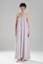 Women's Tie Detailed Backless Design Long Dress