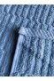 Atlas 3-Piece Bath Towel Set – 100X150 cm 100% Cotton, Soft Textured, Knitted Pattern. - 5