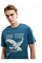 Short Sleeve Regular Fit Crew Neck Cotton Printed T-Shirt