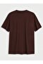 Men's Brown Crew Neck Be a Supernova Printed T-Shirt - 7